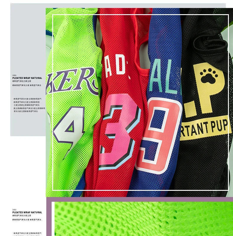 🏀🐾 Maillot de Basket Pupstyle pour Chien 🐾🏀