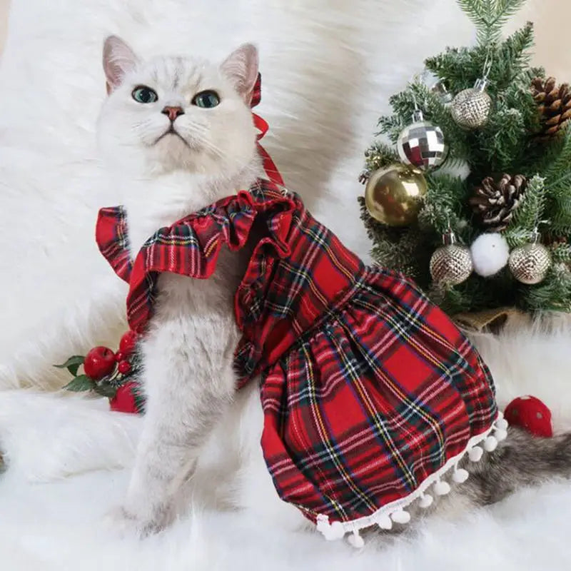 🎅💖 Robe de Noël Pupstyle pour Chat 💖🎅