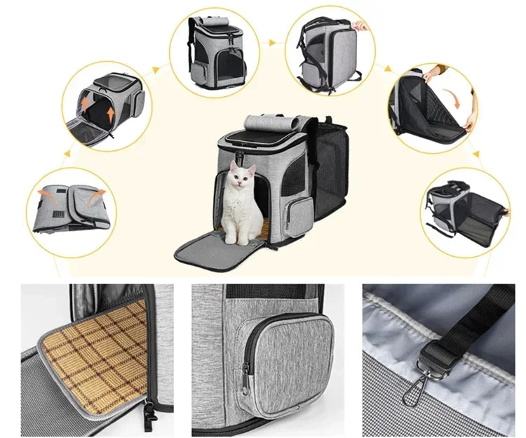 Panier de Transport PupStyle – Balades confortables et sans stress pour votre chat