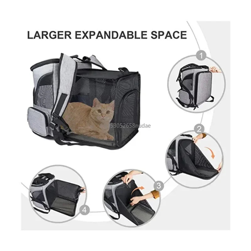 Panier de Transport PupStyle – Balades confortables et sans stress pour votre chat