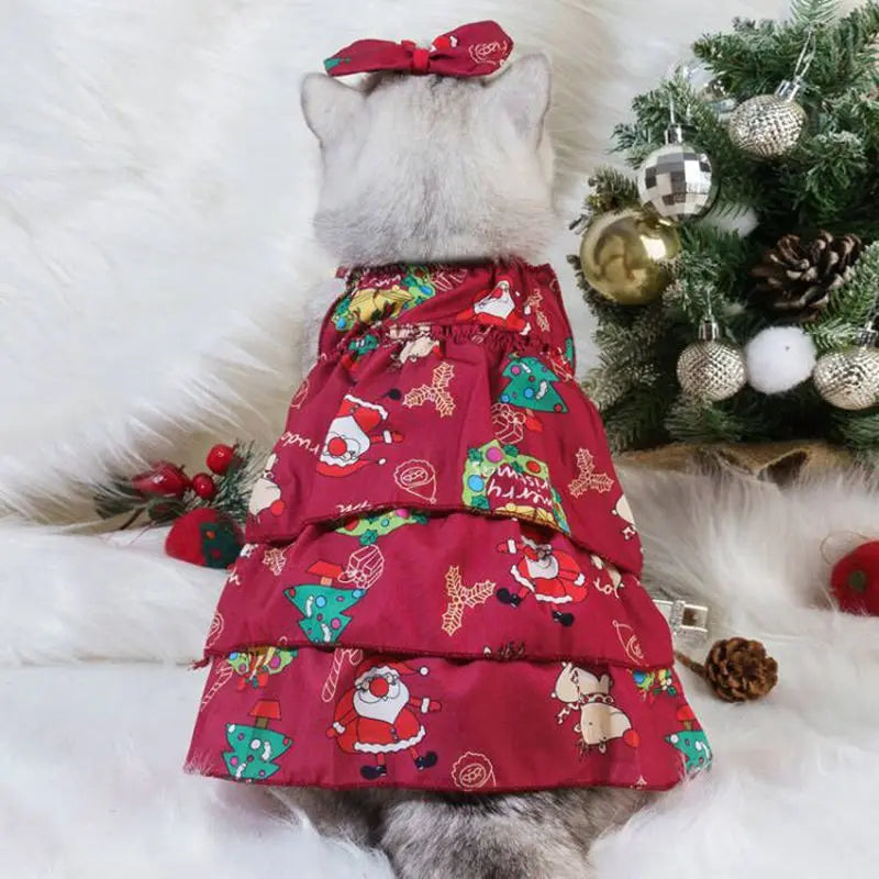 🎅💖 Robe de Noël Pupstyle pour Chat 💖🎅