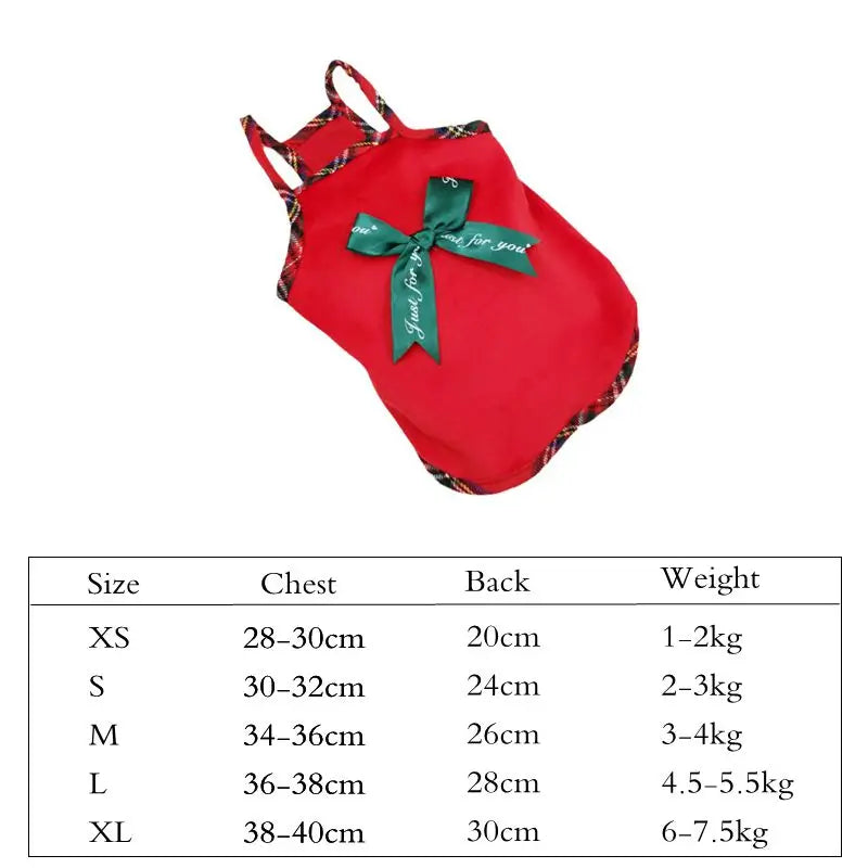 🎅💖 Robe de Noël Pupstyle pour Chat 💖🎅