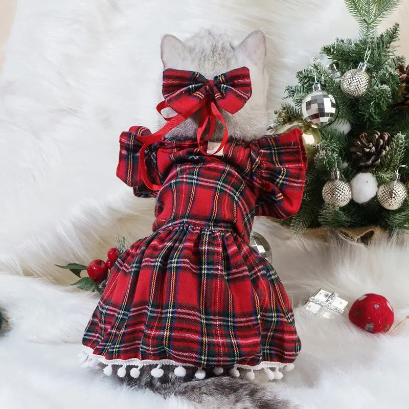 🎅💖 Robe de Noël Pupstyle pour Chat 💖🎅